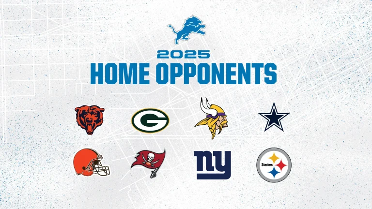 Lions 2025 SAchedule Road To Playoffs