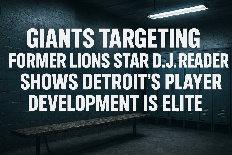 Former Lions DT D.J. Reader emerges as Giants target while New York weighs costly Dexter Lawrence contract, proving Detroit's player development creates league-wide value.