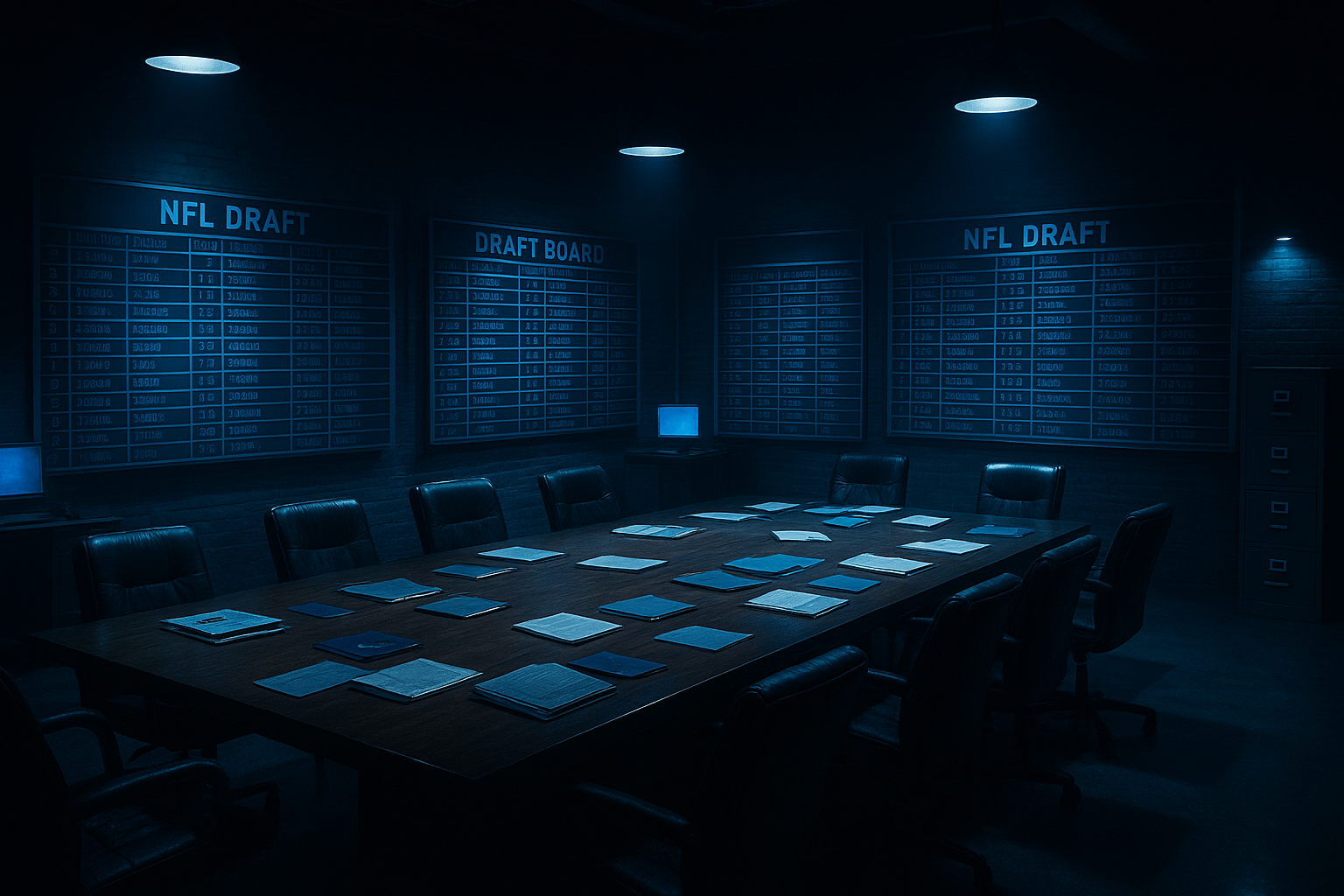 Brad Holmes continues building through the trenches with seven draft picks including Clemson RT Blake Miller and Michigan EDGE Derrick Moore as the Lions load up for another championship run.