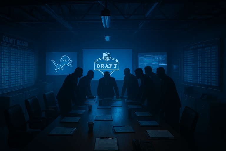 Detroit Lions GM Brad Holmes faces his most crucial draft with limited capital, but could trading down for Clemson OT Blake Miller be the perfect Round 1 masterclass move?