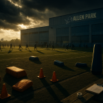 The Lions wrapped up their final OTA practice with rookie Blake Miller splitting first-team reps at right tackle and some intriguing position battles brewing heading into mandatory minicamp.