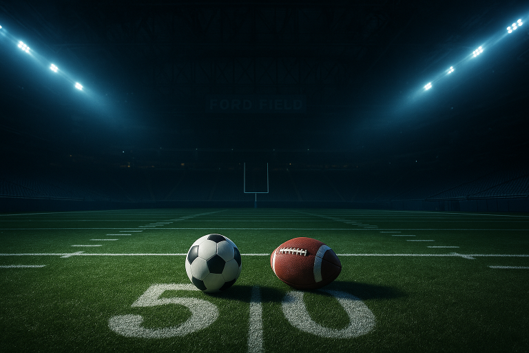 Lions kicker Jake Bates is living his World Cup dreams while dominating at Ford Field, proving he belongs in both the soccer and NFL worlds.